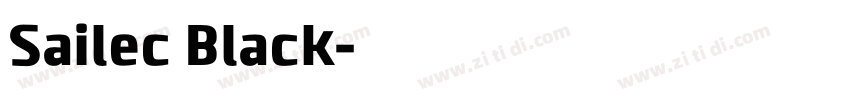 Sailec Black字体转换